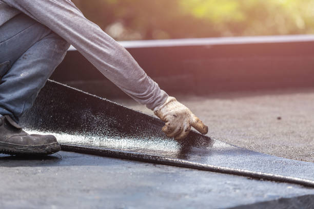 Professional Waterproofing technician working in Glenbeulah, WI
